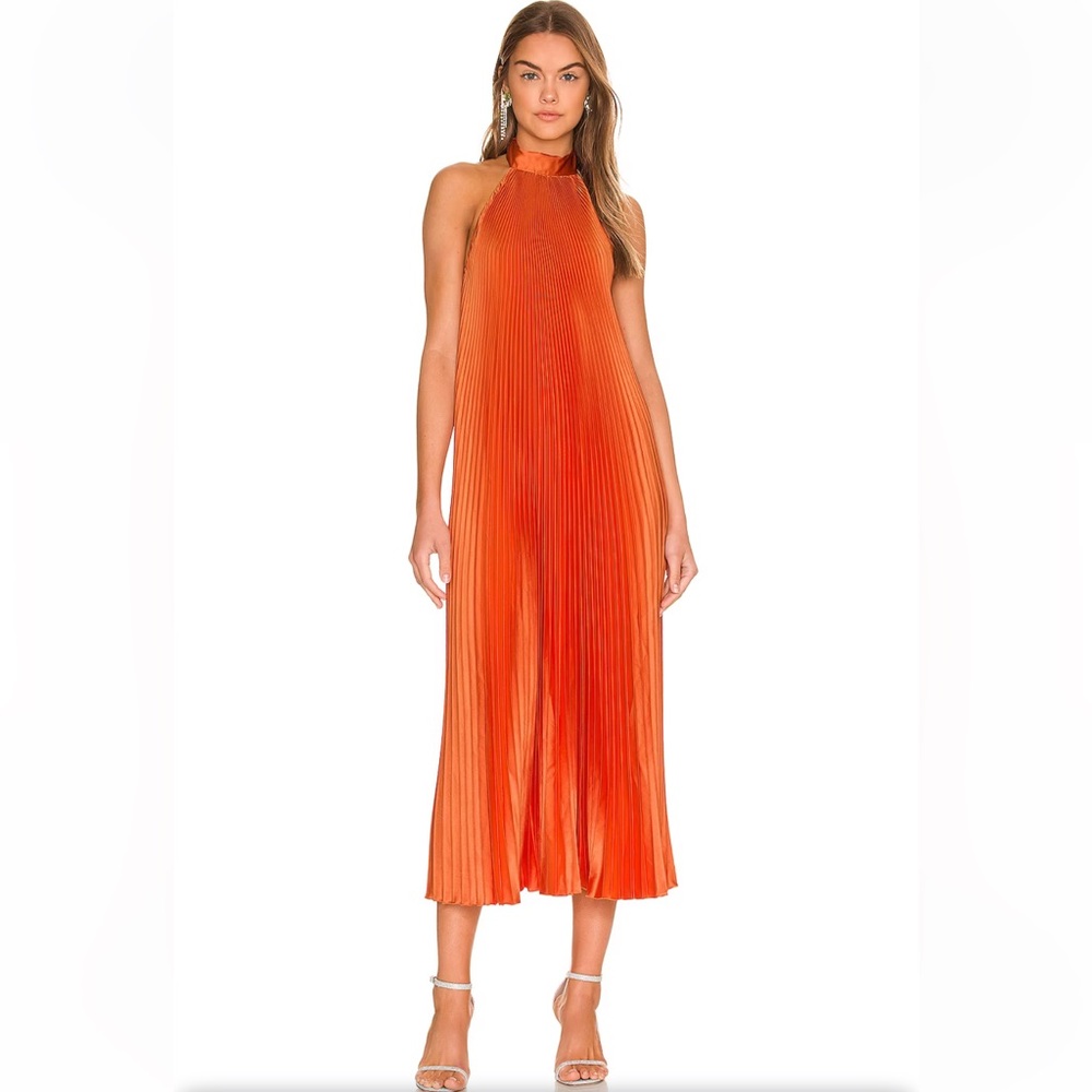 L’IDEE Envie Gown in Orange Size 10